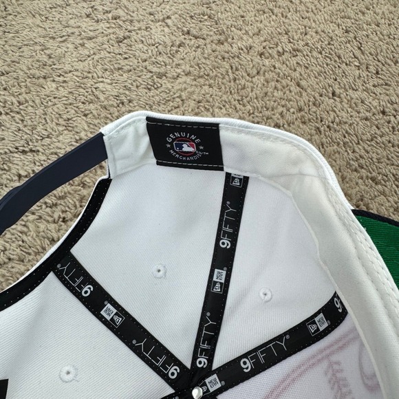 NY Yankees Hat New Era 9Fifty Snapback Patriotic Baseball Logo Red White Blue - Picture 6 of 9